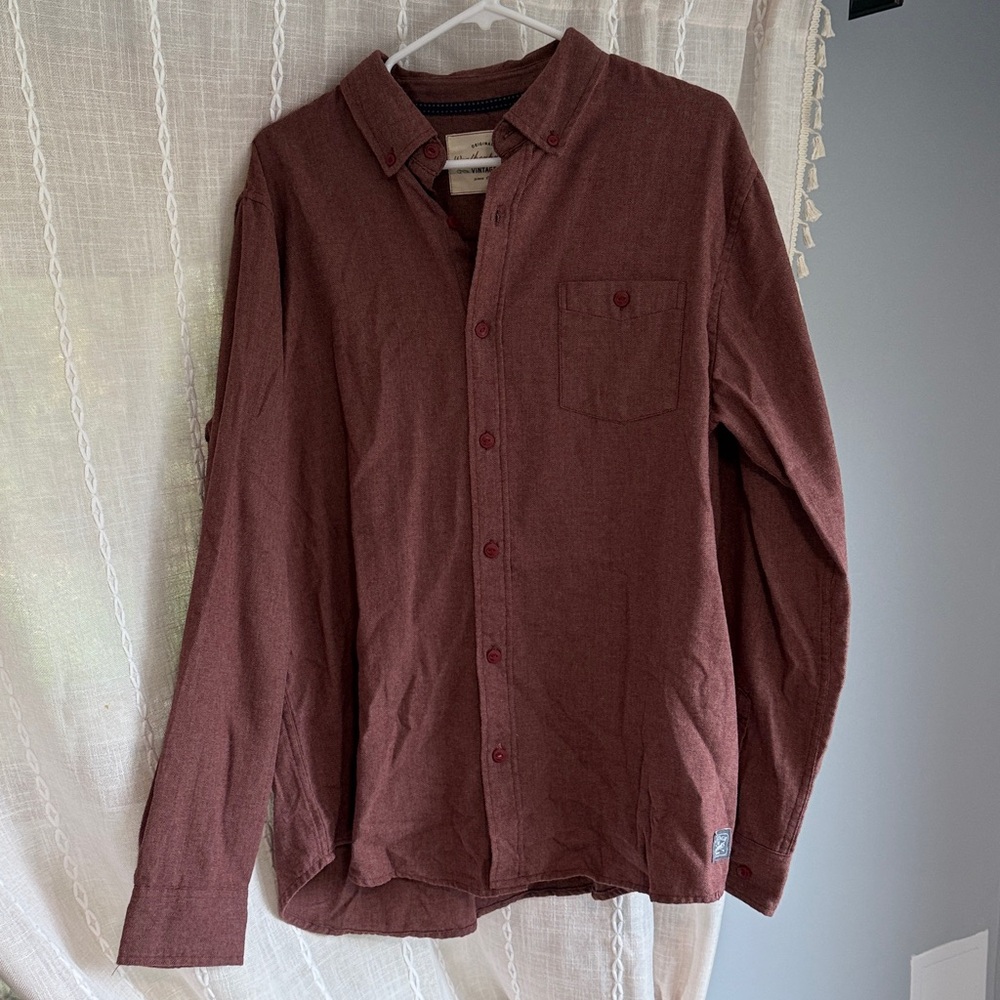 Weatherproof Vintage men’s Maroon Shirt